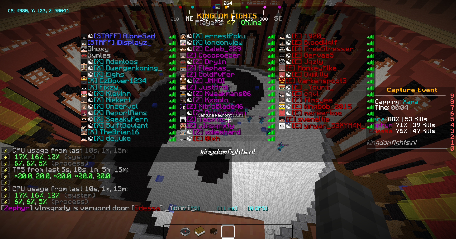 Capture Evenement