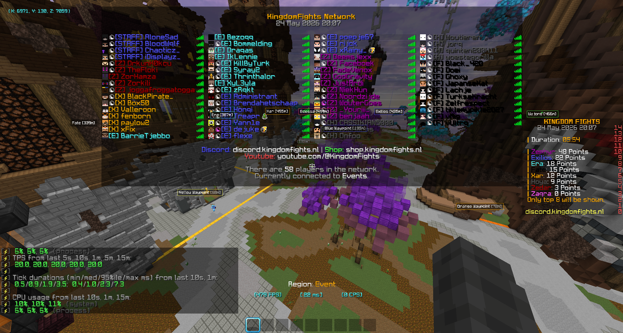Conquest Evenement
