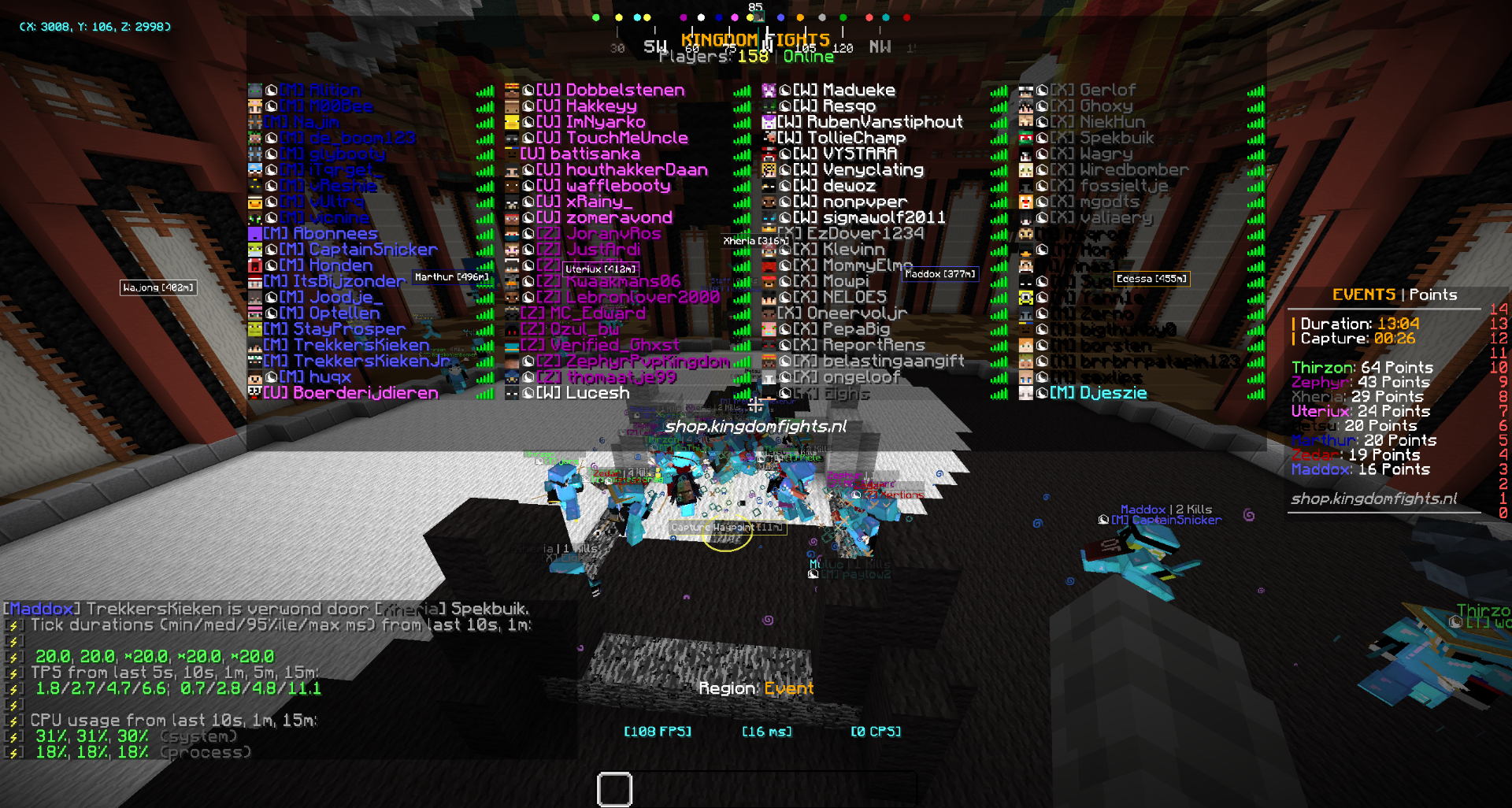 Capture Evenement